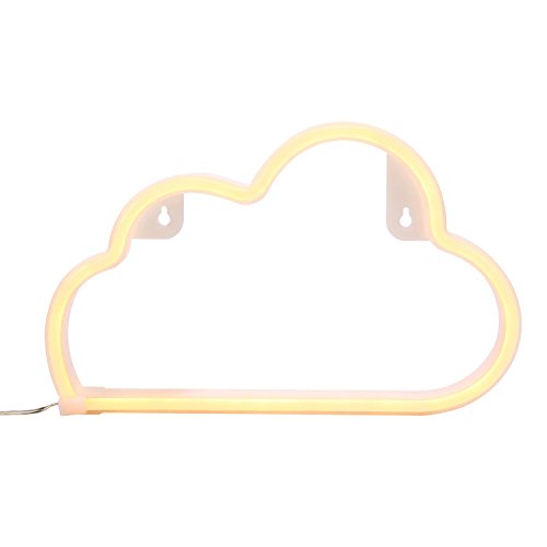 Clouds Signs Wall LED Neon Light, Decor Night Lamp for Chistmas, Wedding Birthday Party & Bedroom