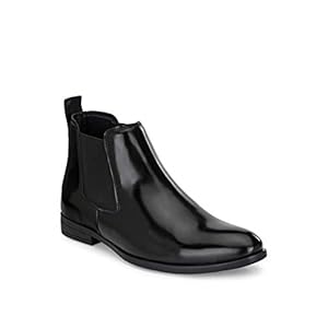 FENTACIA Men Synthetic Leather Formal Chelsea Boots