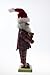 Clever Creations Traditional Wooden Pajama Santa Christmas Nutcracker Collectible Mr. Claus in PJs | Festive Holiday Décor | Holding Milk, Cookies, and Teddy Bear | 100% Wood | 12