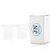 Jianuo Scientic Glass Tube Adapter, 2Pack 14mm Female to 18mm Male Essential Adapter Connector