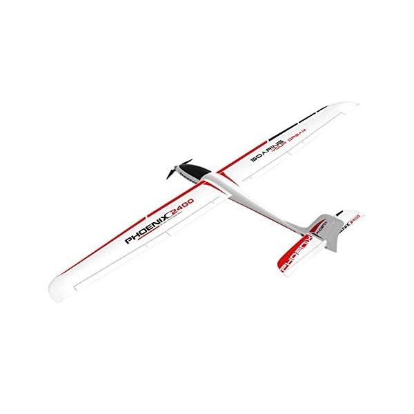 Dilwe RC Flugzeug PNP KIT, Flugzeug Segelflugzeug 2400mm Spannweite Flugzeug RC Flugzeug KIT PNP(PNP)