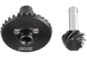 RC Stainless Steel Bevel Gear Set 30T/8T Accessory Fit for Axial AR44 RC Car Model