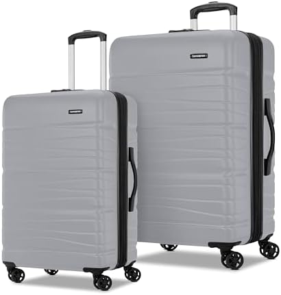 Amazon.com | Samsonite Element XLT Hardside Set Silver | Luggage Sets