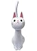 MEIHO Toilet Brush Cat White from Japan