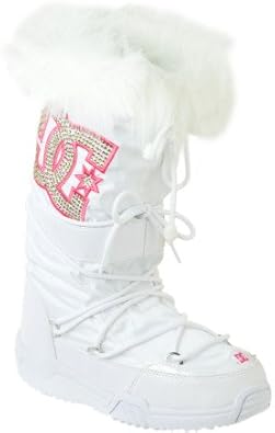 Amazon Com Dc Chalet Le Boot Women S White Crazy Pink Xl