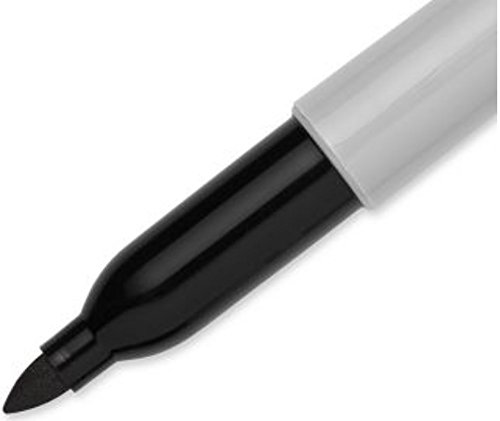Sharpie Fine Point Permanent Markers, Black, 12-Pack - Image 2