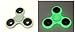 KOMIWOO 4 Mins Glow In the Dark Tri-Spinner Fidget Toy, [3D Figit] ULTRA FAST Ceramic Bearing EDC Focus Toy for Kids & Adults - Best Stress Reducer Relieves ADHD, Anxiety, Boredom(White)