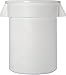 Carlisle FoodService Products 34102002 Bronco Round Waste Container Only, 20 Gallon, White