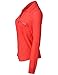 Luna Flower Women's Front Pocket Zipper Button Down Colorful Shirt Tops