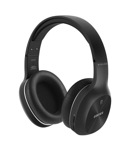 Edifier W800BT Plus Cuffie over-ear Wireless, Auricolari Bluetooth, Cancellazione del Rumore di Chiamata CVC™ 8.0, 55 Ore di Riproduzione, Microfono Incorporato, Multipoint, Controllo APP, Nero