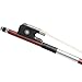 ADM 1/2 Size Student Cello Bow, Well Balanced Handmade Brazilwood Classic Cellos Bow Light Weight with Horsehair, Ebony Frog for Beginners