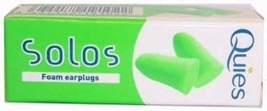Quies Solos Foam Earplugs (1 pair) by Quies