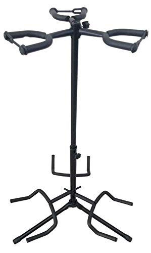 Bearhouse Triple Guitar Stand for 3 Acoustic, Electric and Bass Guitars