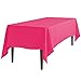 LinenTablecloth 70 x 120-Inch Rectangular Polyester Tablecloth Fuchsia