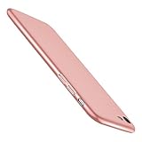 iPhone 8 Case,iPhone 7 Case, HUMIXX Thin Sleek Fully Protective (Naked Phone Texture) Matt Finish Hard Case Cover for iPhone 7 & 8[Skin Series](Rose Gold)