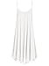 Romwe Women's Summer Spaghetti Strap Sundress Sleeveless Beach Slip DressWhite M
