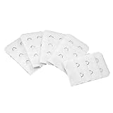 Removable 5 Pcs White Bra Extenders 2x3 Hooks Strap New