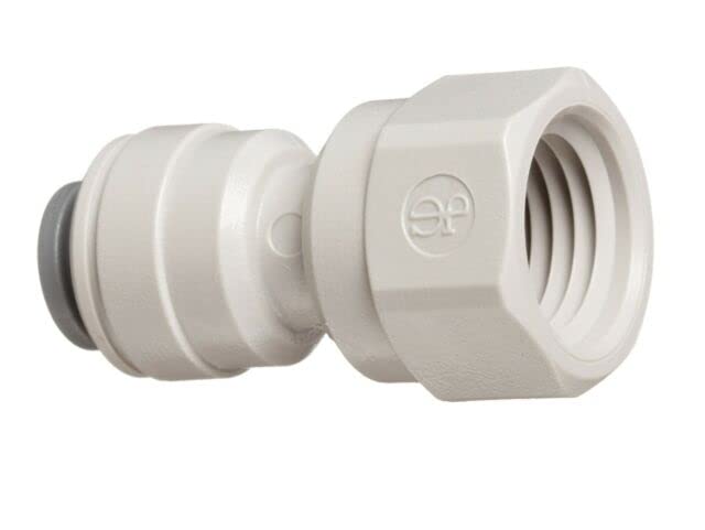 Photo 1 of IPW Industries Inc-John Guest - Acetal Female Connector Quick Connect Fitting 3/8" OD / 1/4" NPT - PI451222S