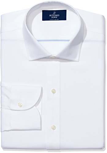 Buttoned down men s slim fit spread-collar non-iron dre…