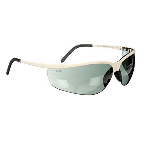 3M Metaliks Sport Protective Eyewear, 11344-10000-20 Gray Anti-Fog Lens, Nickel Frame