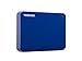 Toshiba Canvio Connect II 3TB Portable Hard Drive, Blue (HDTC830XL3C1)
