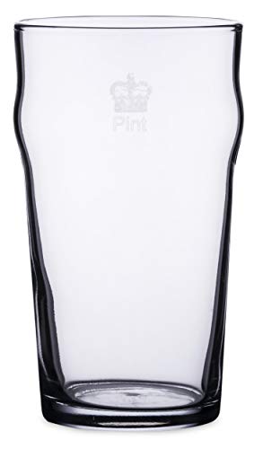 Authentic British Style Imperial Pint Glass with Etched Seal - coolthings.us