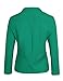 Michel Womens 3/4 Sleeve Lightweight Open Front Blazer Business Casual Work Office Cardigan Jacket with Plus Size Jade 2XL