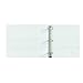 Avery Heavy-Duty View 3 Ring Binder, 2 Inch One Touch Slant Rings, 530-Sheet Capacity, DuraHinge, 2.8 Inch Wide Spine, Customizable Clear Cover and Spine, 1 White Binder (79792)