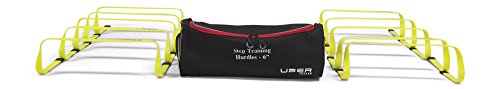 Uber Soccer 6 inch Speed and Agility Hurdle - 10 Pack