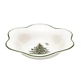 Spode Christmas Tree Daisy Shape Bowl