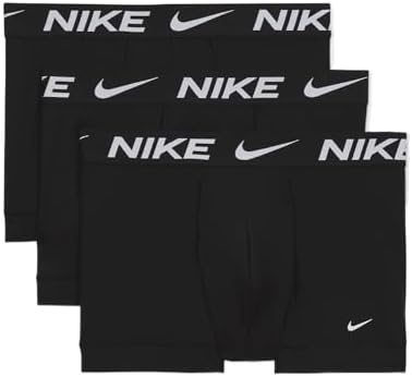 Nike Essential Micro Boxer Brief, Dri-FIT 3Pk, Black/Black/Black