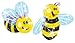 Trend, Inc. Buzzing Bumblebees Sparkle Stickers, 72 CT