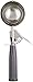 Winco ICD Stainless Steel Ice Cream Disher with Spring Release, Size 8, 4 oz Capacity, Gray