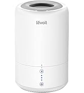 Levoit Humidifier for Bedroom, Top Fill Cool Mist Humidifiers for Plants, Baby, Air Humidifier wi...
