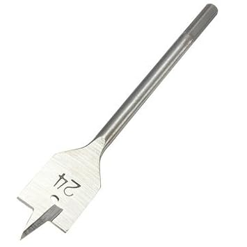 Generic 24Mm Wood Flat Drill Bits Hex Shank Wood Working Spade Drill Bits