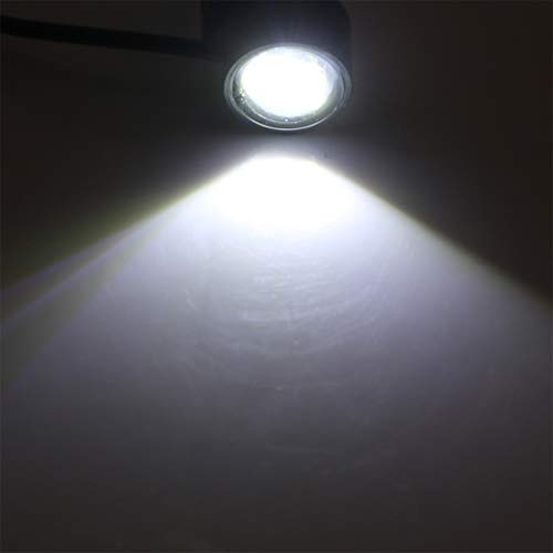 Eagle Eye LED, Yeeco 2PCS DC12V 3W White Daytime Running Lights Bulb, DRL LED Tail Back Fog Light for Car Motorcycle Vehicle - Thumbnail 5