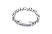 VNOX Free Engraving-12MM Medical Alert ID Special Link Chain Double Lobster Clasp Stainless Steel Bracelet