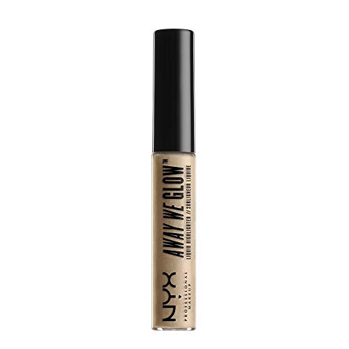 NYX Professional Makeup Away We Glow Liquid Highlighter, Daytime Halo, 0.22 Fluid Ounce