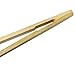 IronBuddy 2 Pack Toast Tongs Bamboo Tongs for Cooking Toast Bread Pickles Tea Bamboo Kitchen Tongs (7 Inch)