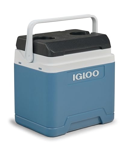 IGLOO IP24 Kühlbox 24L – große Passive Kühlbox in Ice Blue