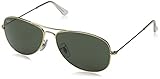 Ray-Ban Cockpit Sunglasses Arista/Crystal Green, One Size