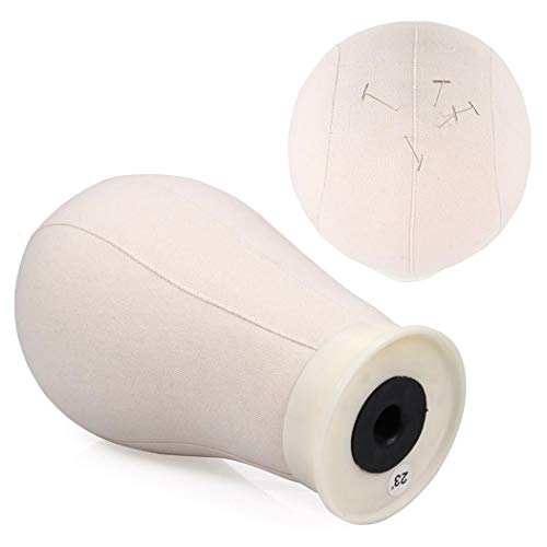 image for Dorsanee Canvas Block Head Wig Head Set Poly Manikin Mannequin Head wi