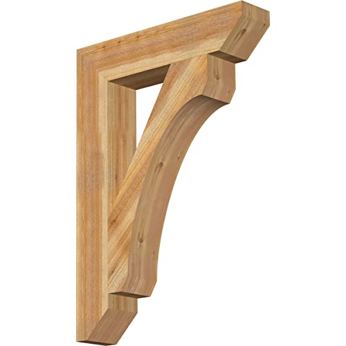 6"W x 30"D x 42"H Legacy Slat Rough Sawn Bracket, Western Red Cedar
