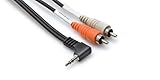 Hosa CMR-206R 3.5 mm TRS to Dual RCA Stereo Breakout Cable, 6 Feet