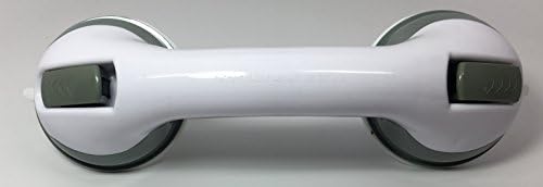 Grab Bar Suction Shower Handle &amp; Bathroom Balance Bar - Safety Hand Rail Support - Handicap, Elderly, Injury, Senior Assist Bath Handle, Non Skid 12 in.