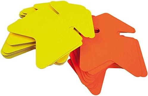'Agipa 113910 Labels with Star Design 160 x 240 mm, Yellow/Orange, Yellow,Orange - Image 4