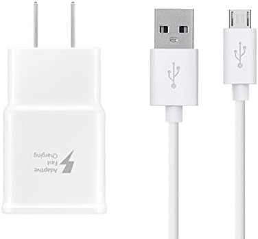 Samsung Galaxy Charger, Compatible with Galaxy S7 S7 Edge, S6 S6 Edge, S4, S3 / Galaxy Note 5, Note 4 / Galaxy Tab Pro, Tab 4, Tab 3 Series LG G2 G3 G4 with 5FT cable by [Blutronic]