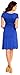 Zeta Ville - Women's Maternity Wrap V-Neck Summer Dress - Short Sleeves - 108c (Royal Blue, US 10, L)