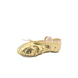 MSMAX Girl's Pu Ballet Dancing Shoes with Split Soft Sole