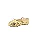 MSMAX Ballet Shoes for Girls Toddler Boys Split Sole Dance Slipper Gold Costume Shoes 4 M US Big Kid